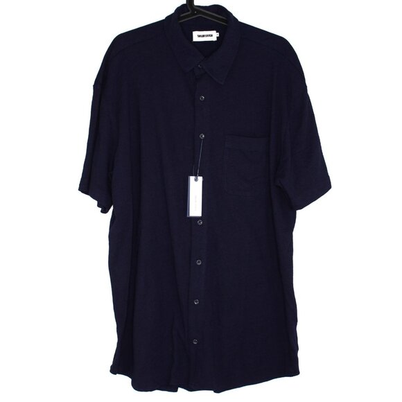 Taylor Stitch Mens 46 California In Rinsed Indigo Slub Button Up Shirt NEW M1064 - Picture 1 of 5
